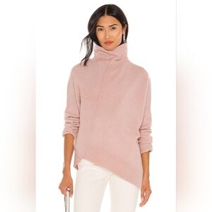 All Saints Pink Turtleneck Sweater